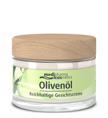 Olivenöl natürlich schön reichhaltige Gesichtscreme