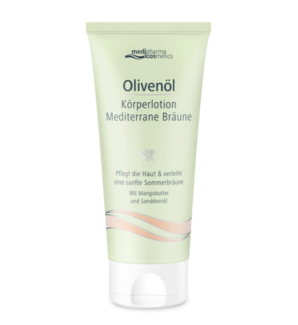 Olivenöl Körperlotion Mediterrane Bräun