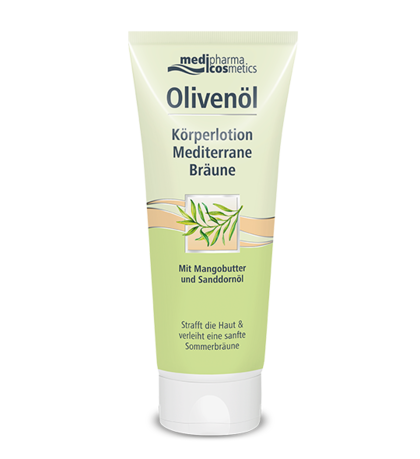 Olivenöl Körperlotion Mediterrane Bräun